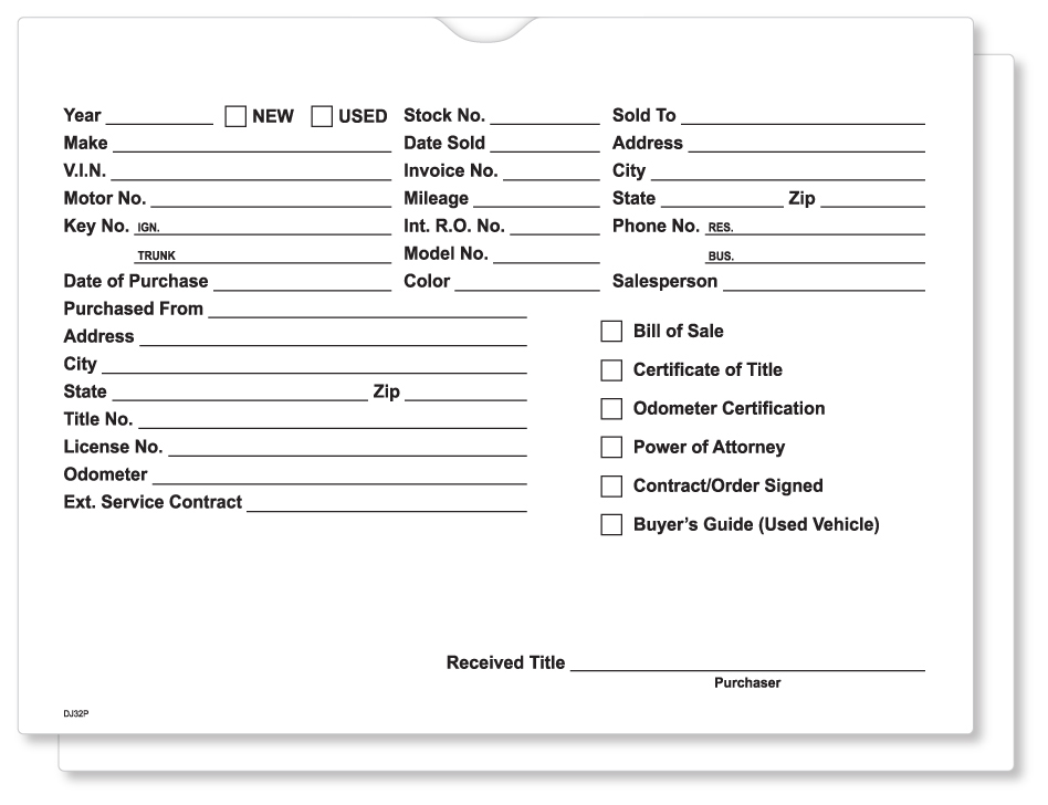 Document Jacket