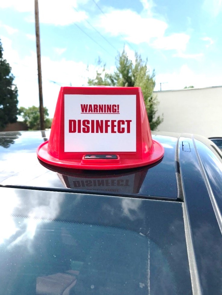 Magnetic Car Top Hats